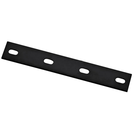 Hampton 1/8 in. H X 1-1/2 in. W X 10 in. L Black Steel Mending Plate, Pack of 10