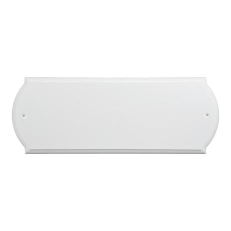 HILLMAN White Plastic Paintable Address Plate, Pack of 3