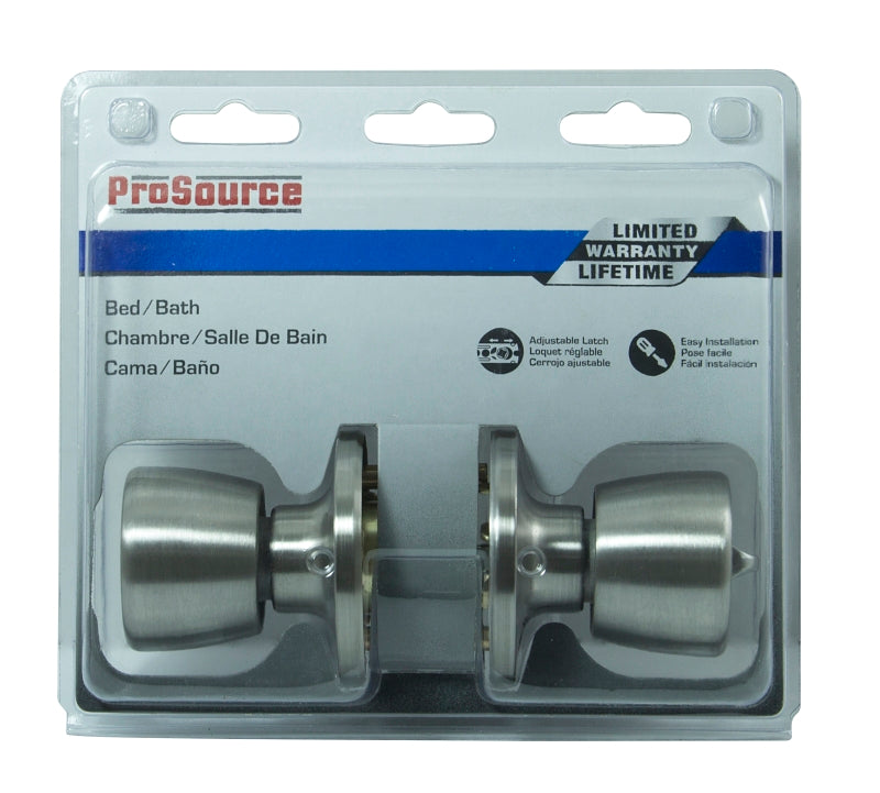 ProSource TS610BRA4V Privacy Lockset, Tulip Design, Stainless Steel