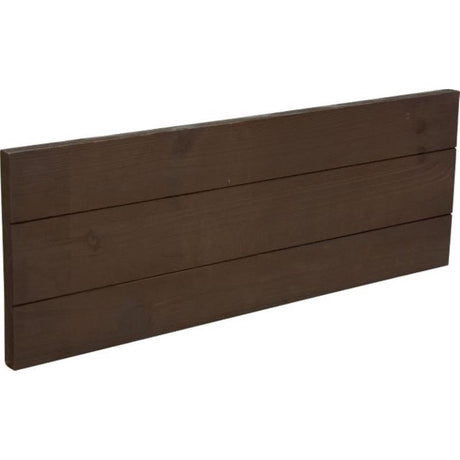 HILLMAN Brown Wood Rustic Address Plate, Pack of 3