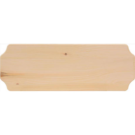 HILLMAN Natural Wood Rectangle Address Plate, Pack of 3