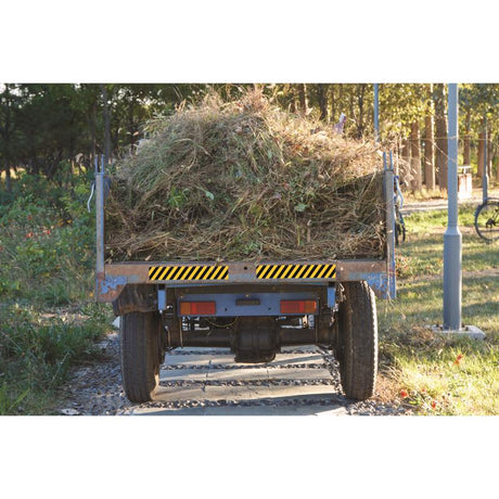 HILLMAN 2 in. W X 24 in. L Black/Yellow Reflective Safety Tape 1 pk, Pack of 5