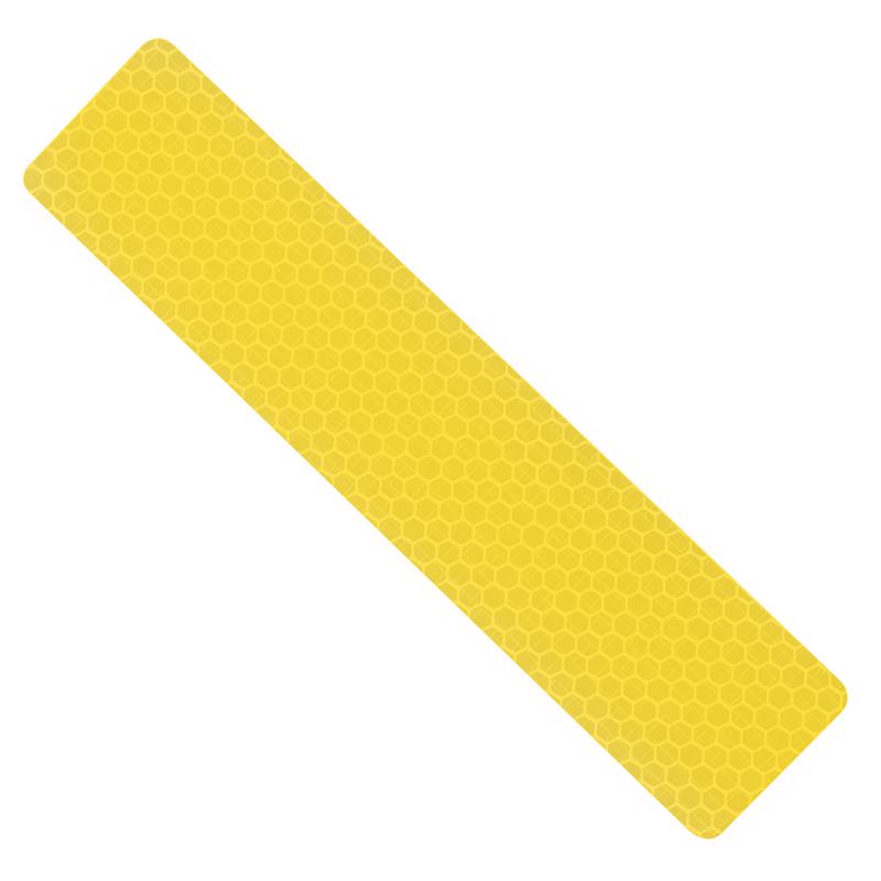 HILLMAN 1.3 in. W X 6 in. L Yellow Reflective Safety Tape 1 pk, Pack of 6