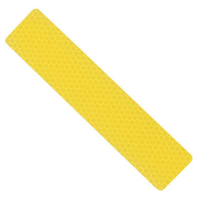 HILLMAN 1.3 in. W X 6 in. L Yellow Reflective Safety Tape 1 pk, Pack of 6
