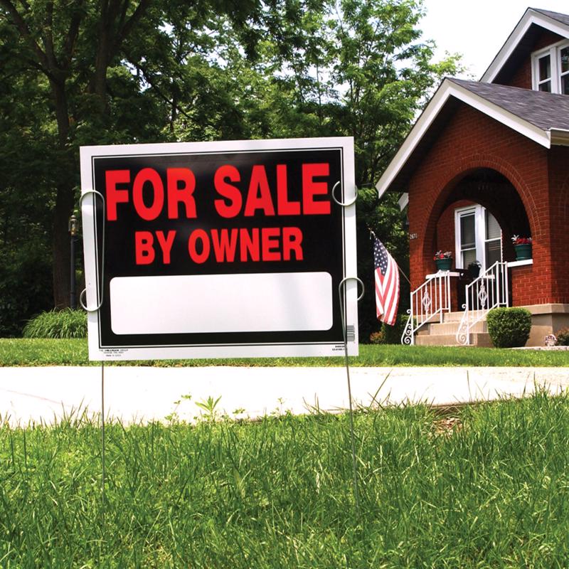 Hillman English Clear Caution Sign 28 in. H X 1.75 in. W, Pack of 20