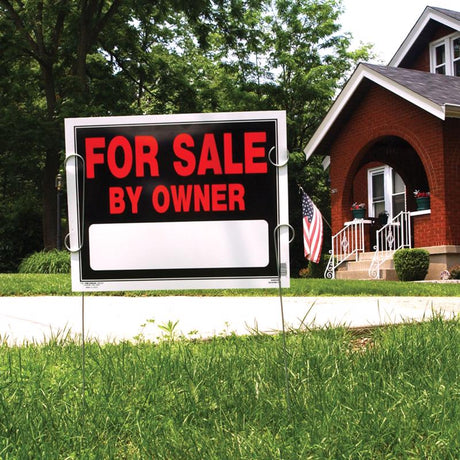 Hillman English Clear Caution Sign 28 in. H X 1.75 in. W, Pack of 20