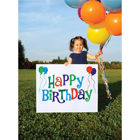 HILLMAN English White Blank Sign 20 in. H X 24 in. W, Pack of 6