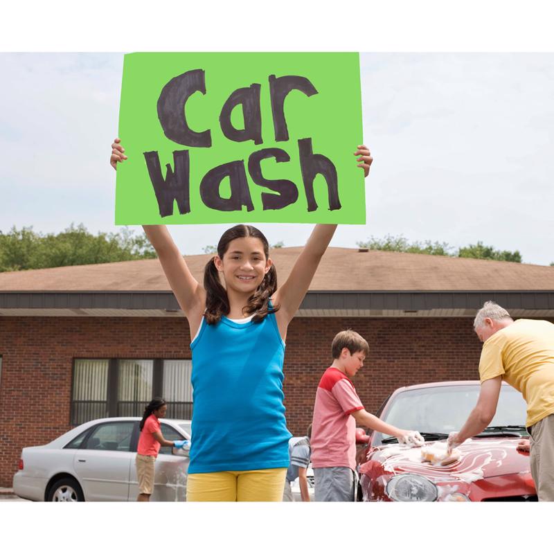 HILLMAN English Green Blank Sign 15 in. H X 19 in. W, Pack of 6