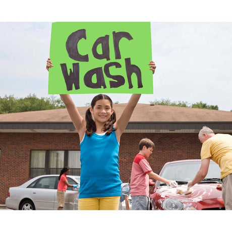 HILLMAN English Green Blank Sign 15 in. H X 19 in. W, Pack of 6