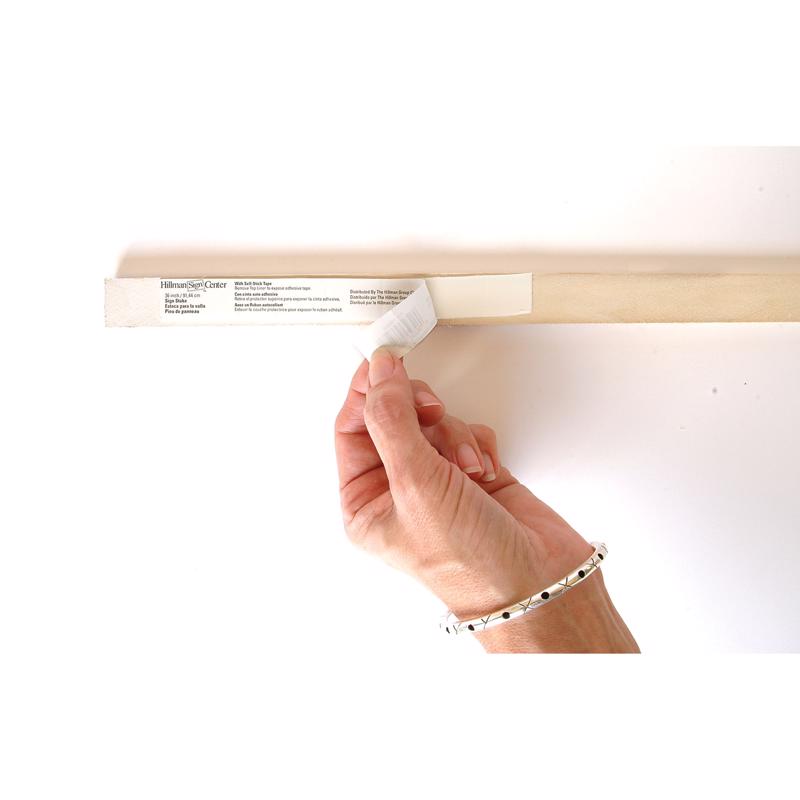 HILLMAN English Clear Yield Sign 36 in. H X 1/2 in. W, Pack of 12