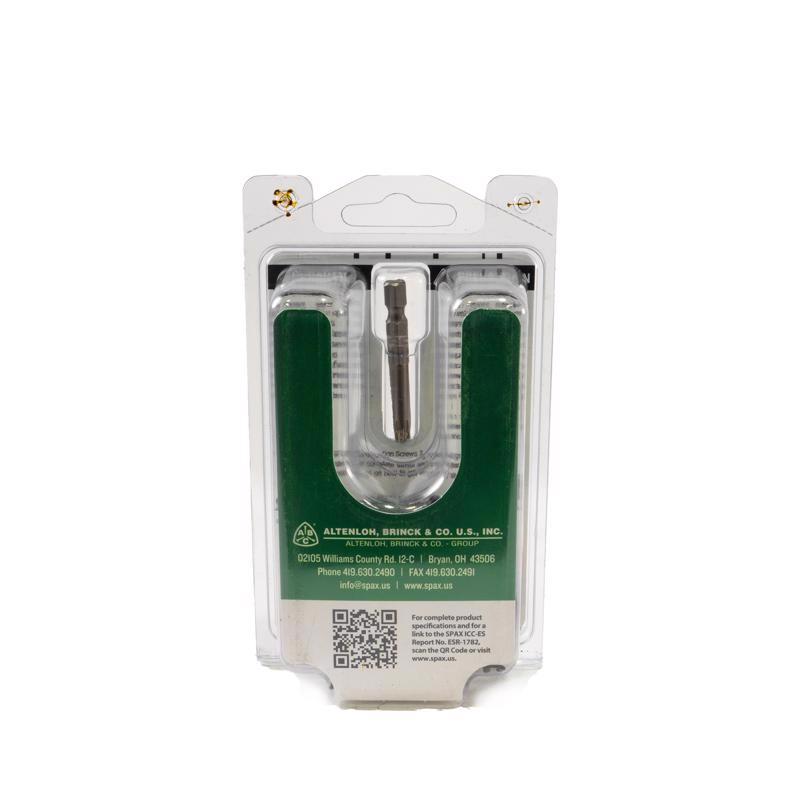 SPAX PowerLag 1/4 in. in. X 2-1/2 in. L T-30 Washer Head Serrated Structural Screws