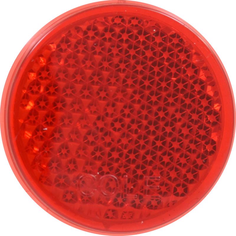 HILLMAN 1.25 in. Round Assorted Reflectors 6 pk, Pack of 12