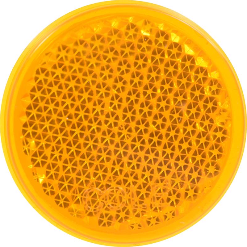 HILLMAN 1.25 in. Round Assorted Reflectors 6 pk, Pack of 12