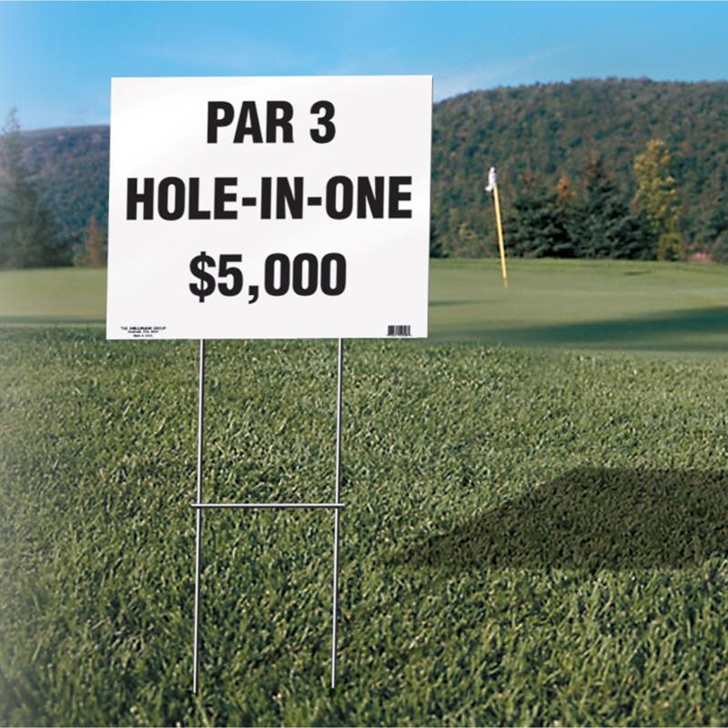 HILLMAN English Clear Blank Sign Frame 17.25 in. H X 5.44 in. W, Pack of 12