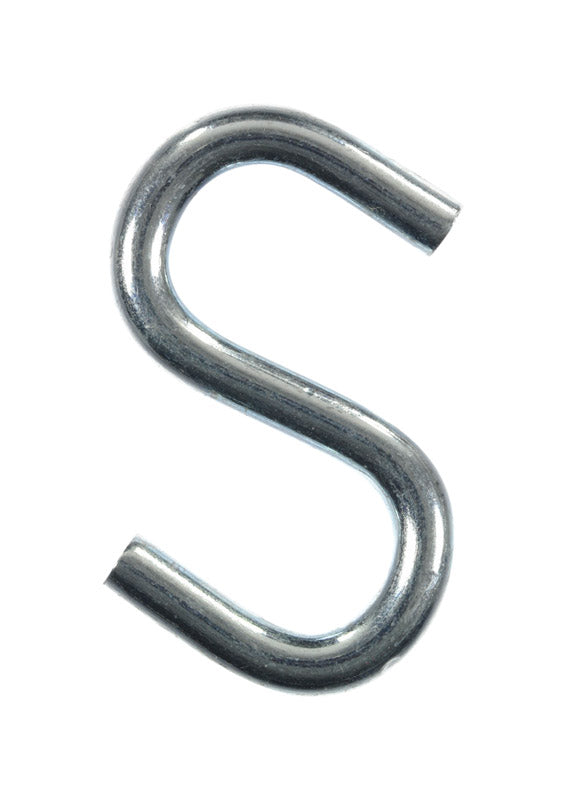 Ace Small Zinc-Plated Silver Steel 1.5 in. L S-Hook 80 lb 4 pk, Pack of 5