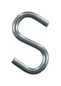 Ace Small Zinc-Plated Silver Steel 1.5 in. L S-Hook 80 lb 4 pk, Pack of 5