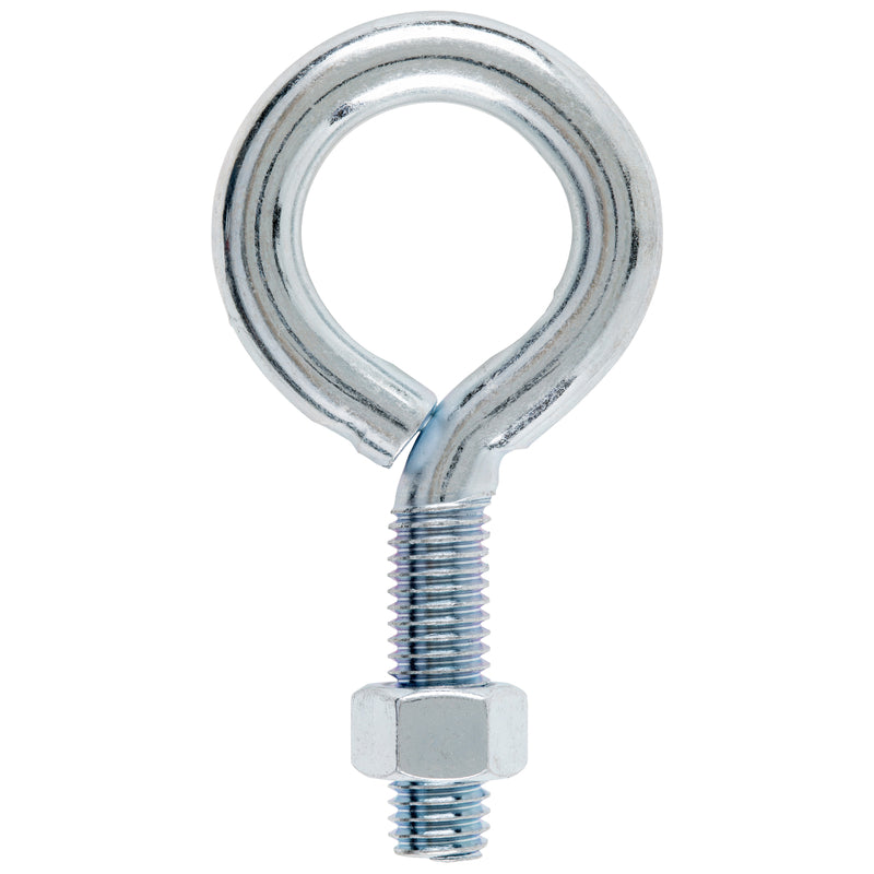 Hampton 1/2 in. X 4 in. L Zinc-Plated Steel Eyebolt Nut Included, Pack of 5
