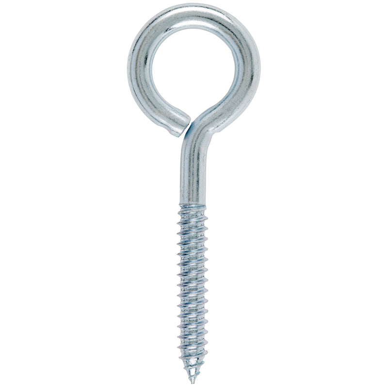Hampton 7/16 in. X 5-1/4 in. L Zinc-Plated Steel Lag Thread Eyebolt, Pack of 10