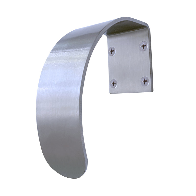 Tell 2 in. L Satin Silver Stainless Steel Hands-Free Door Pull
