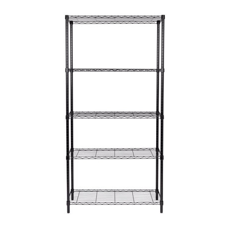 Honey-Can-Do 72 in. H X 36 in. W X 14 in. D Steel Shelving Unit