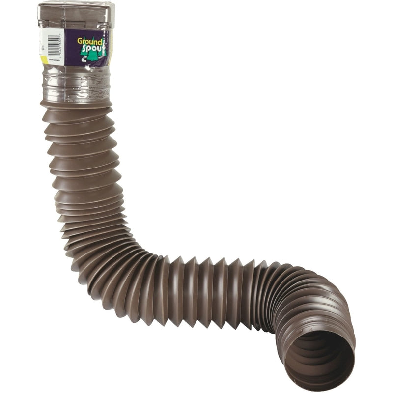Spectra Metal 55 in. H X 3 in. W X 4 in. L Brown Plastic Downspout Extension, Pack of 15