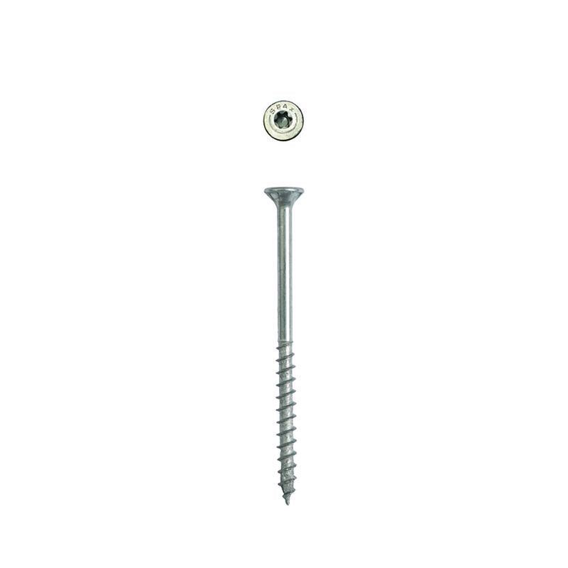 SPAX Multi-Material No. 10 Label X 3 in. L T-20+ Flat Head Serrated Construction Screws