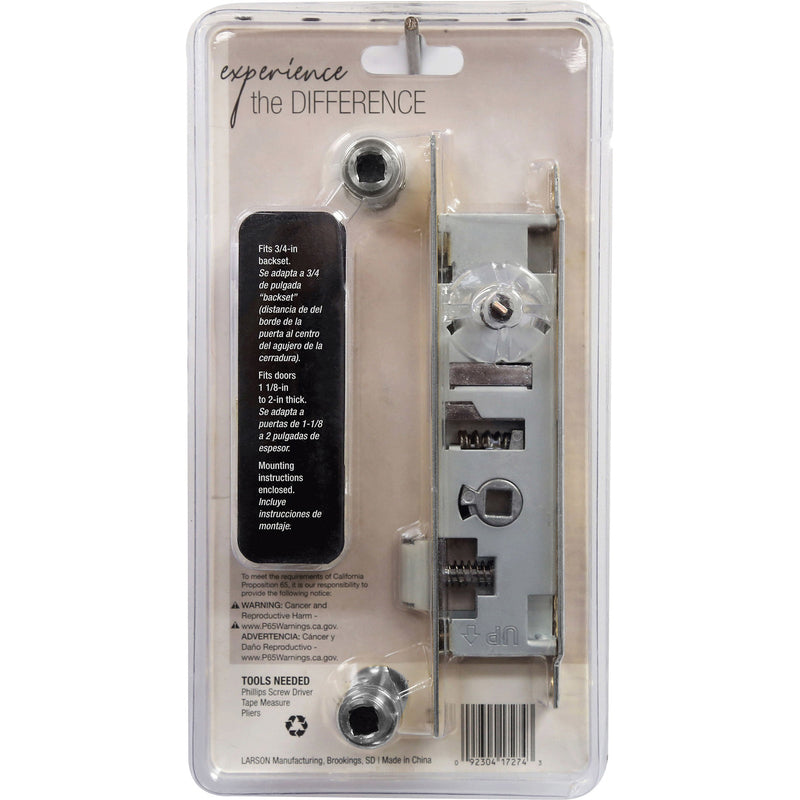 Larson Brush Nickel Silver Zinc Mortise Latch 1 pk
