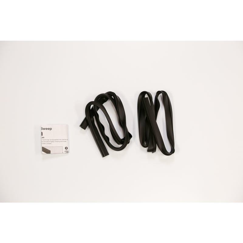 Larson 37-1/2 in. L Black Polyurethane Sweep 2 pc