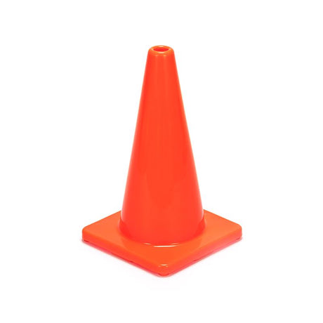 Home Plus Orange Safety Cone 18 in. H X 10.6 in. W
