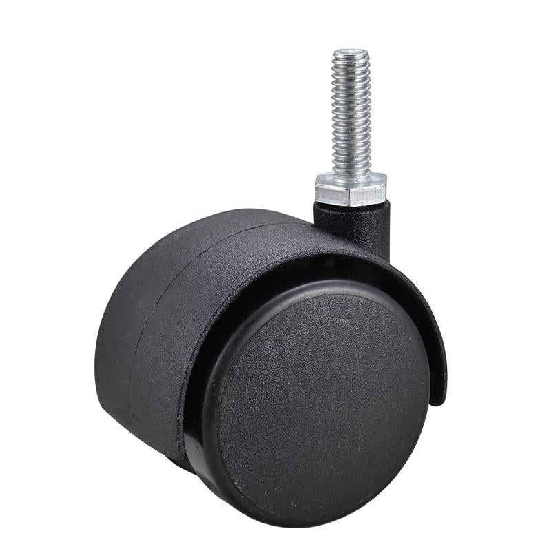Projex 2 in. D Swivel Plastic Twin Caster 75 lb 1 pk