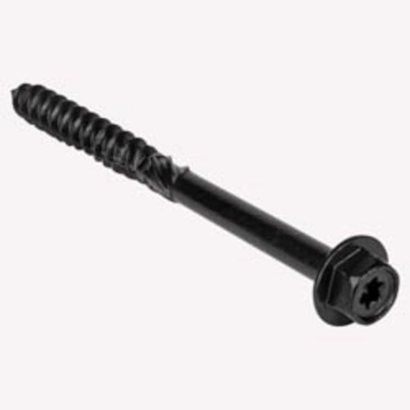Grip-Rite No. 9 wire X 2-1/2 in. L Star Hex Washer Head Coarse Structural Screws