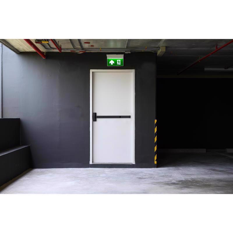 Brinks Commercial Matte Black Steel Commercial Exit Device 1 pc