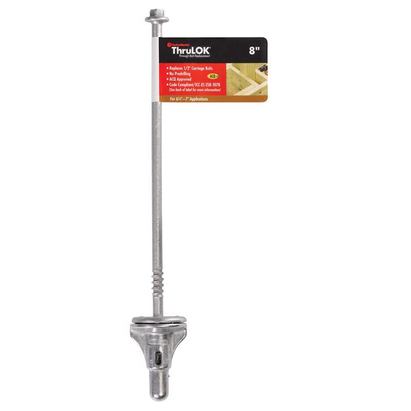 FastenMaster ThruLOK 1/2 in. X 8 in. L Hex Galvanized Steel Lag Screw 1 pk, Pack of 30