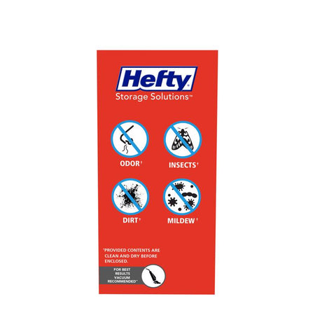 Hefty Shrink-Pak Clear Vaccum Storage Bag, Pack of 2