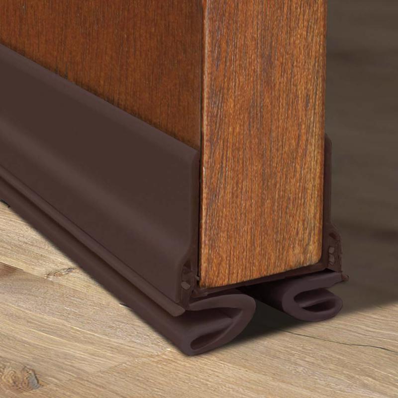 M-D Building Products CINCH Brown Vinyl Door Bottom For Doors 32 in. L X 1.38 in.