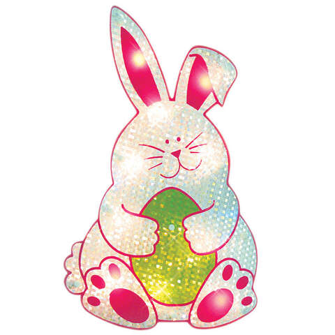 IG Design Easter Bunny Window Decor Acrylic 1 pc