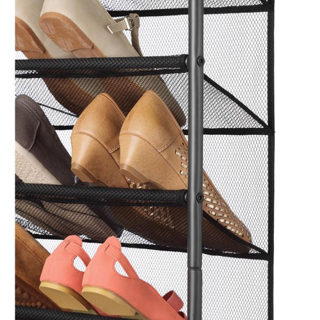 Whitmor 69 in. H X 21.63 in. W X 7.5 in. L Metal Hanging Shoe Organizer