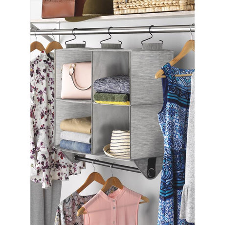 Whitmor 28.38 in. H X 11 in. W X 24 in. L Fabric Closet Organizer