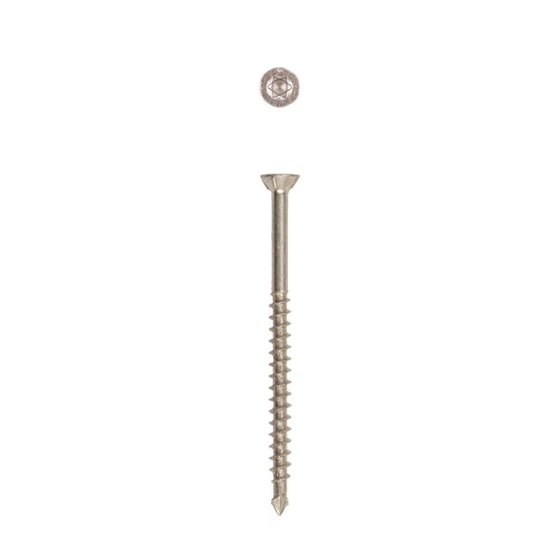 SPAX MDF No. 8 in. X 2-1/2 in. L T-20+ Trim Head Serrated Construction Screws