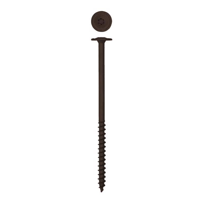 SPAX PowerLags 1/4 in. X 5 in. L Washer High Corrosion Resistant Carbon Steel Lag Screw 1 pk, Pack of 50