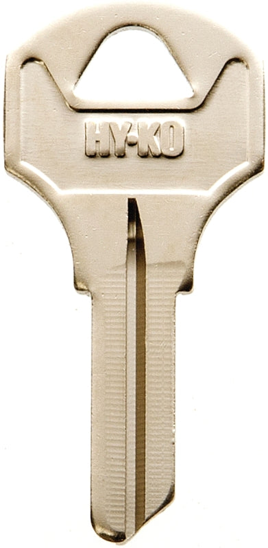 Hy-Ko 11010CO26 Key Blank, Brass, Nickel, For: Corbin Russwin Cabinet, House Locks and Padlocks, CO26 Key Number, Pack of 10