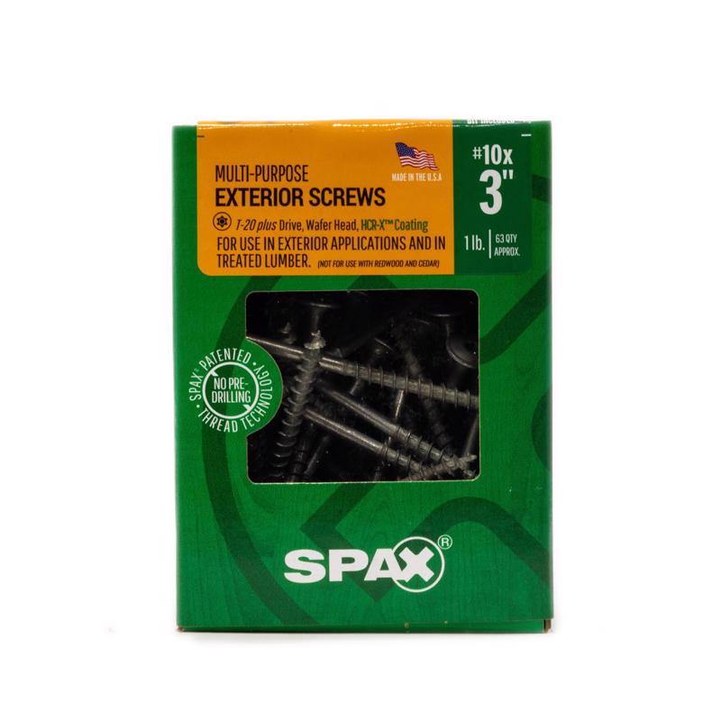 SPAX Multi-Material No. 10 in. X 3 in. L T-20+ Wafer Head Serrated Construction Screws