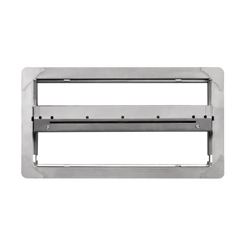 Smart Vent 8 in. H X 16 in. W Silver Stainless Steel Flood Vent