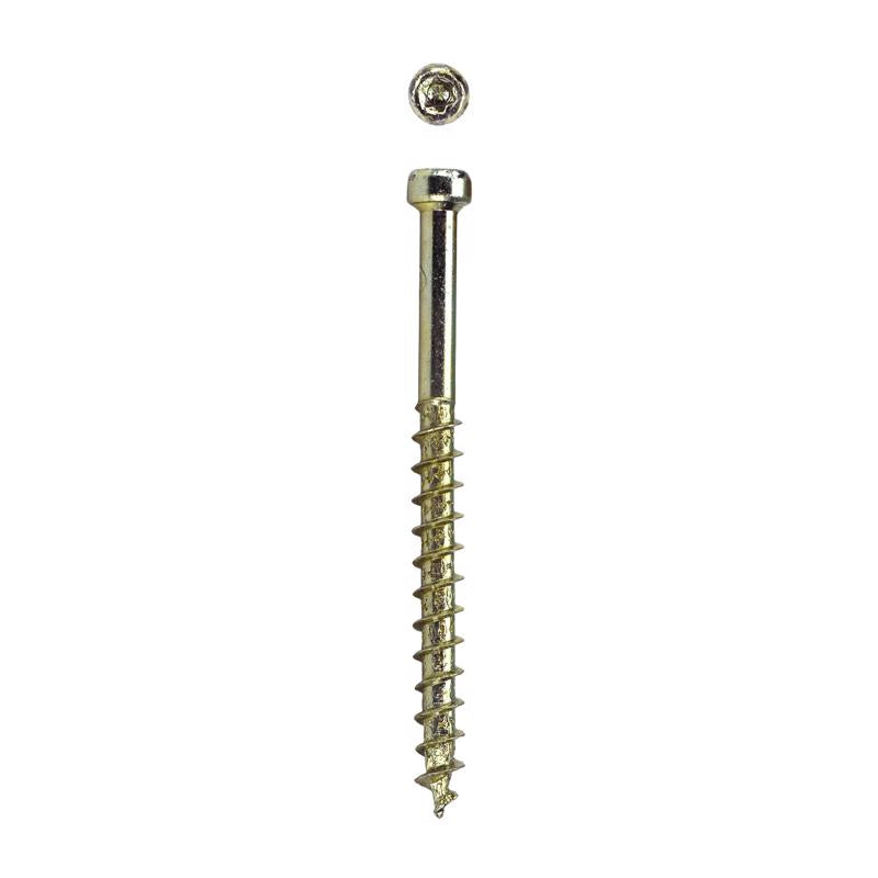 SPAX PowerTrim No. 8 in. X 2 in. L Star Round Head Serrated Trim Screws