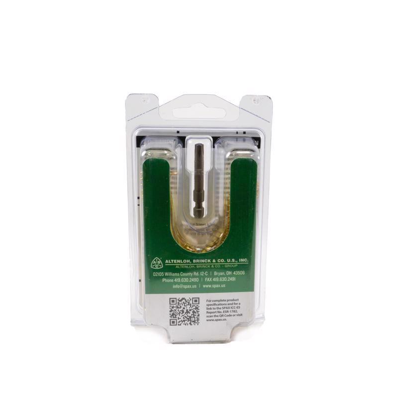 SPAX PowerLags 1/4 in. X 4 in. L Star Yellow Zinc Steel Lag Screw 12 pk