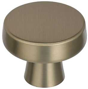 Amerock Blackrock Series BP55270BBZ Cabinet Knob, 1-1/16 in Projection, Transitional, 1-5/16 in L x 1-5/16 in W, Zinc