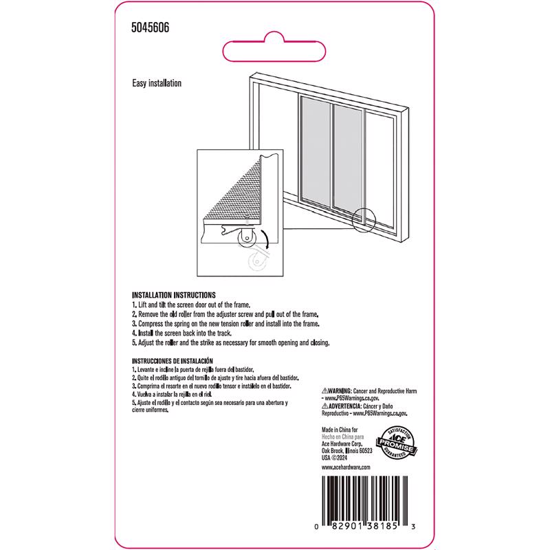 Ace Steel Tension Roller Assembly 2 pk