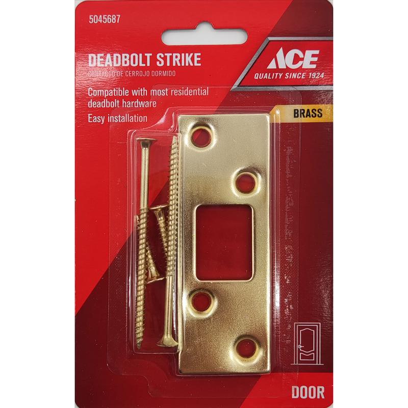 Ace Steel Deadbolt Strike