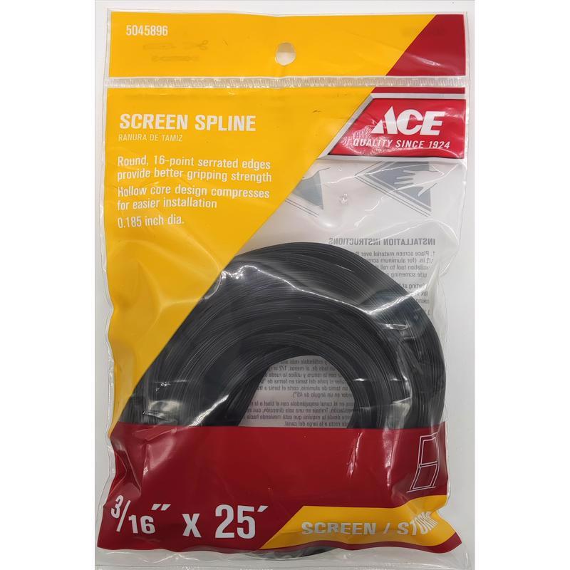 Ace 0.19 in. D X 25 ft. L Spline Channel
