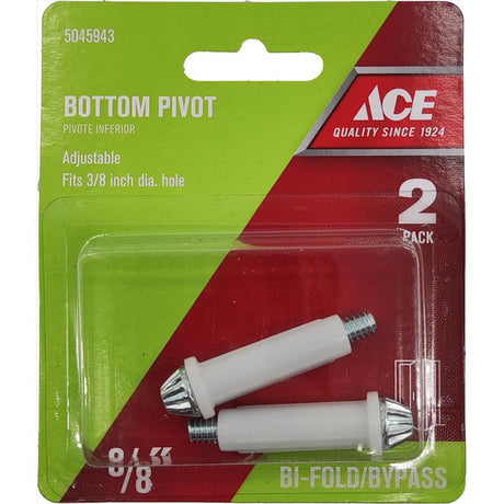 Ace Steel Bifold Pivot 0.5  L X 2 in. H 2 pk